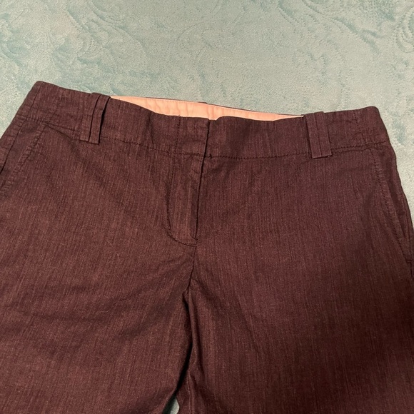 Ann Taylor Loft Women's Blue MARISA Trousers Size 6Petite 4 pocket low rise - Picture 11 of 11